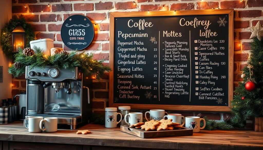 christmas decor ideas coffee bar