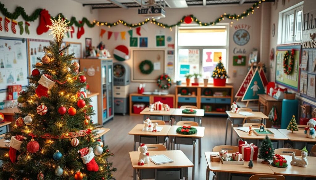 christmas decor ideas for classroom