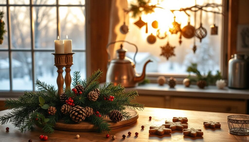 christmas decor ideas for counter tops