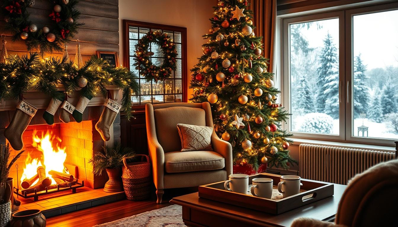 christmas decor ideas for living room cozy