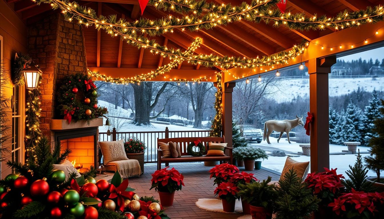 christmas decor ideas for patio