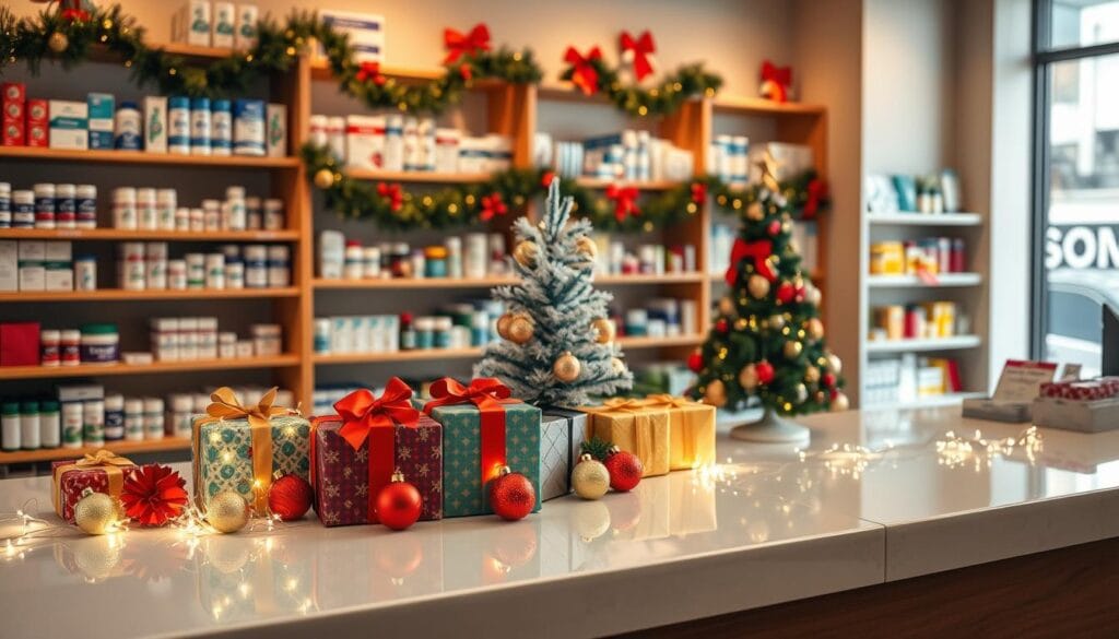 christmas decor ideas for pharmacy