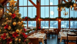 christmas decor ideas for restaurant