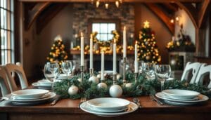 christmas decor ideas for table settings