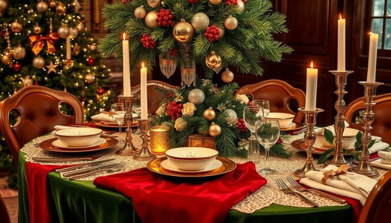christmas decor ideas for the table