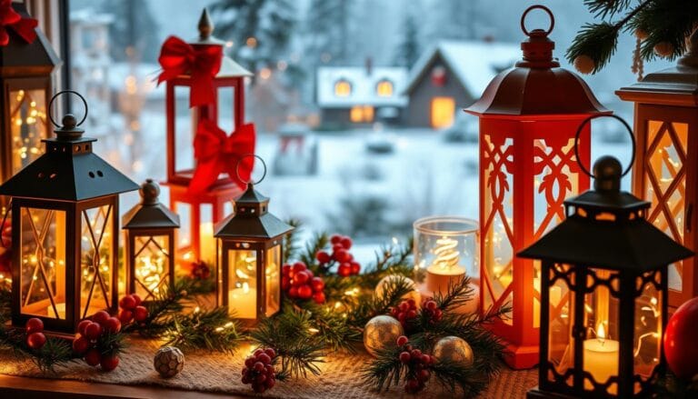 christmas decor ideas lanterns