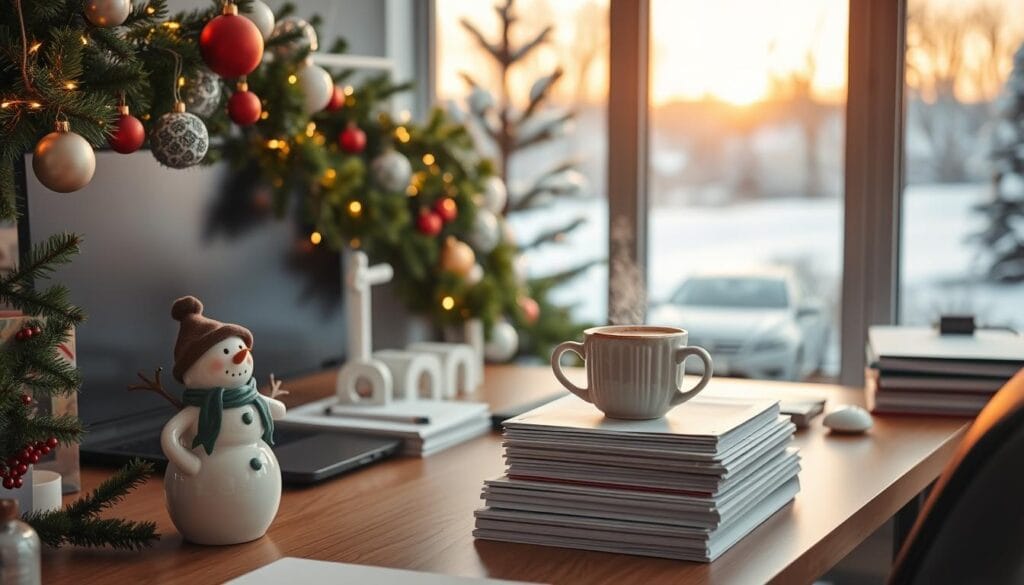 christmas decor ideas office