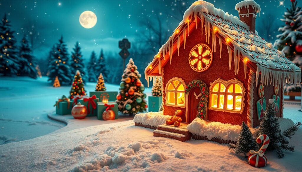 christmas decor ideas outdoor gingerbread house