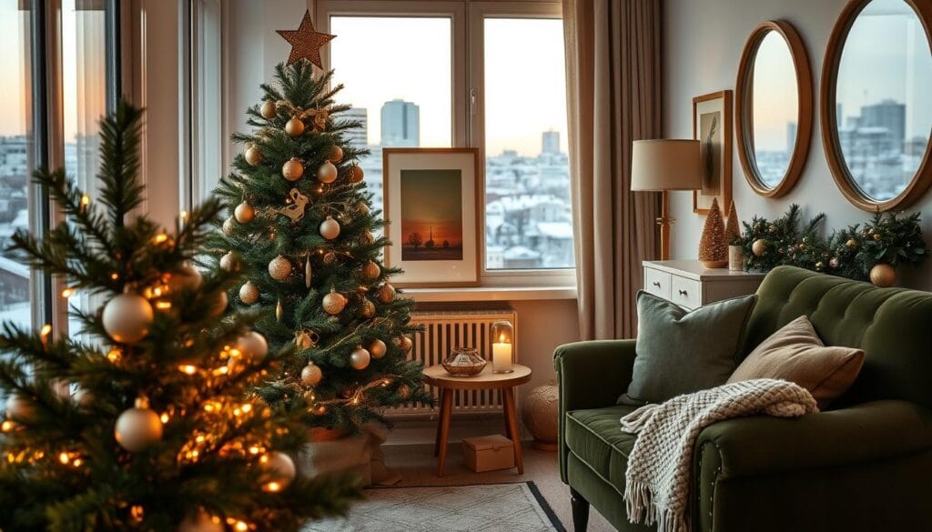 christmas decor ideas small apartment