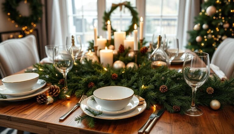christmas decor ideas table