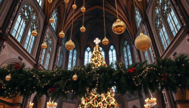christmas decor ideas tall ceilings