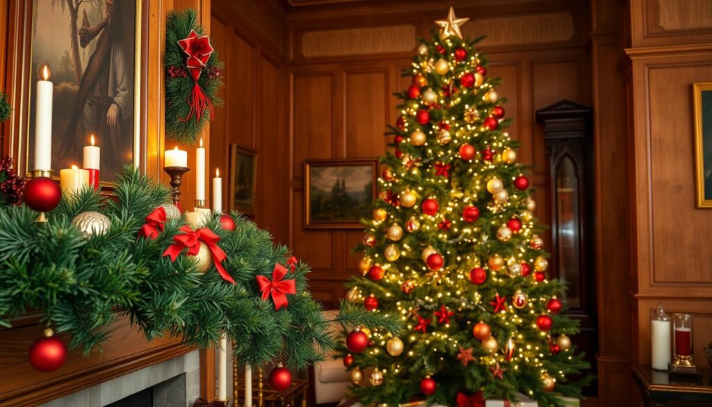 christmas decor ideas traditional colors