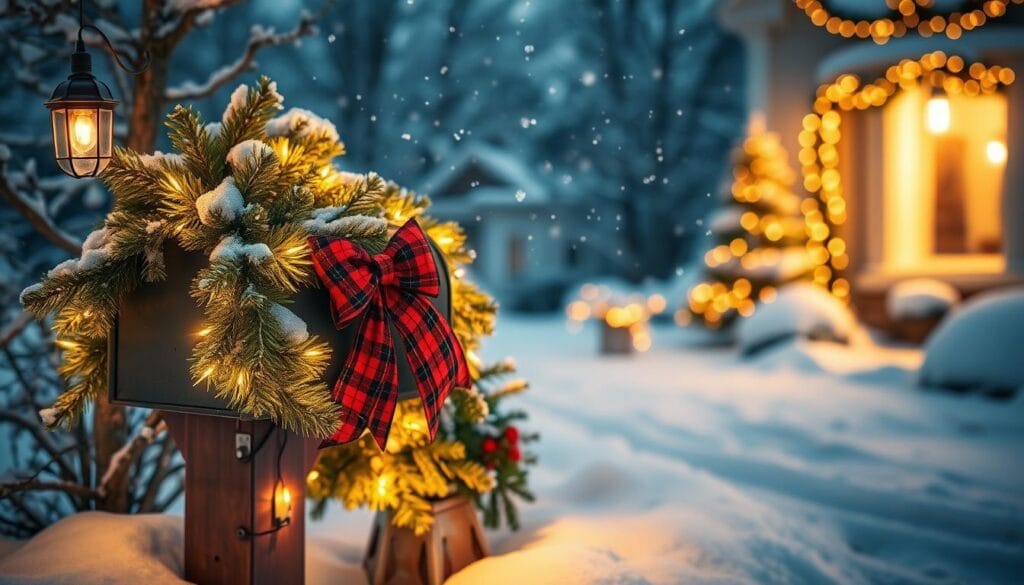 christmas decor mailbox ideas
