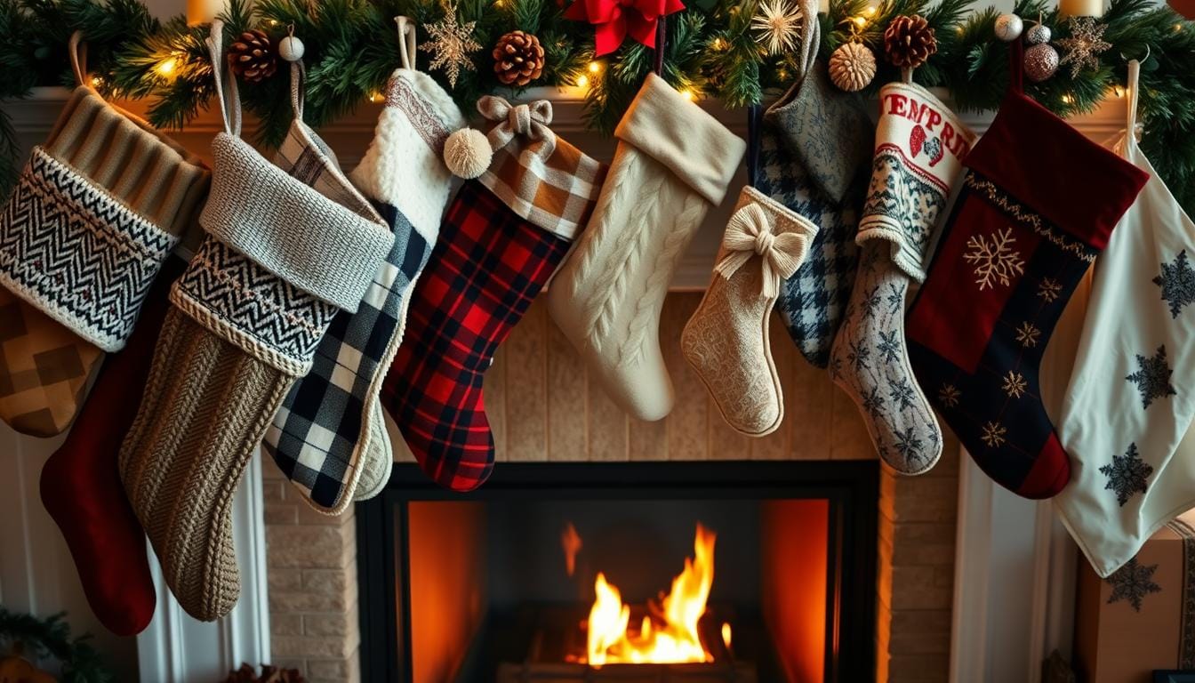 Stylish & Unique Christmas Stocking Decor: 15 Ideas 1 christmas decor stocking ideas