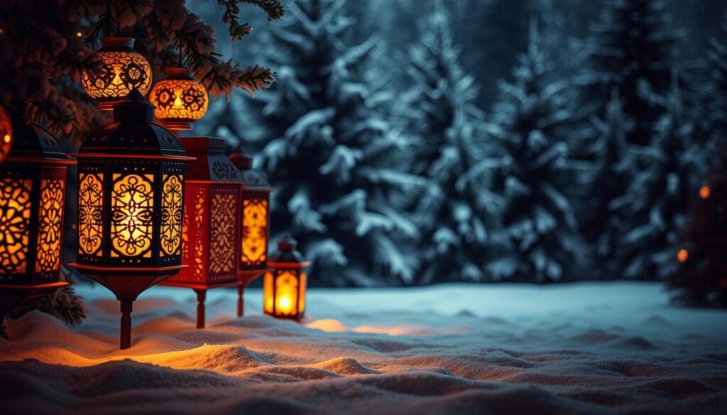 christmas lantern decor