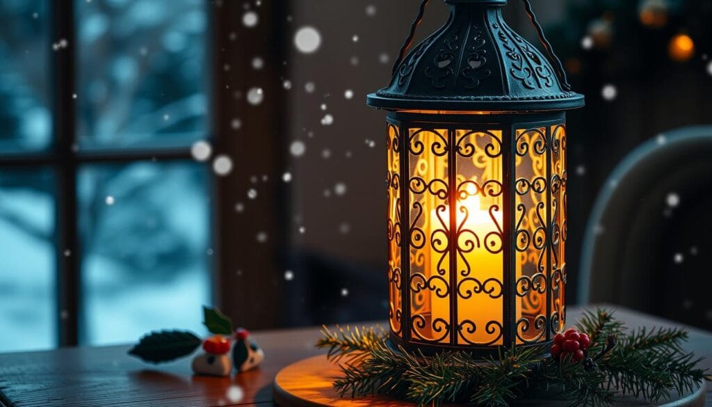 christmas lantern lighting