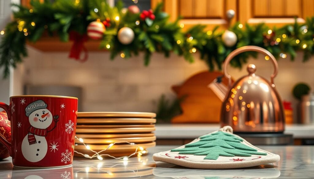 christmas-themed kitchen accessories