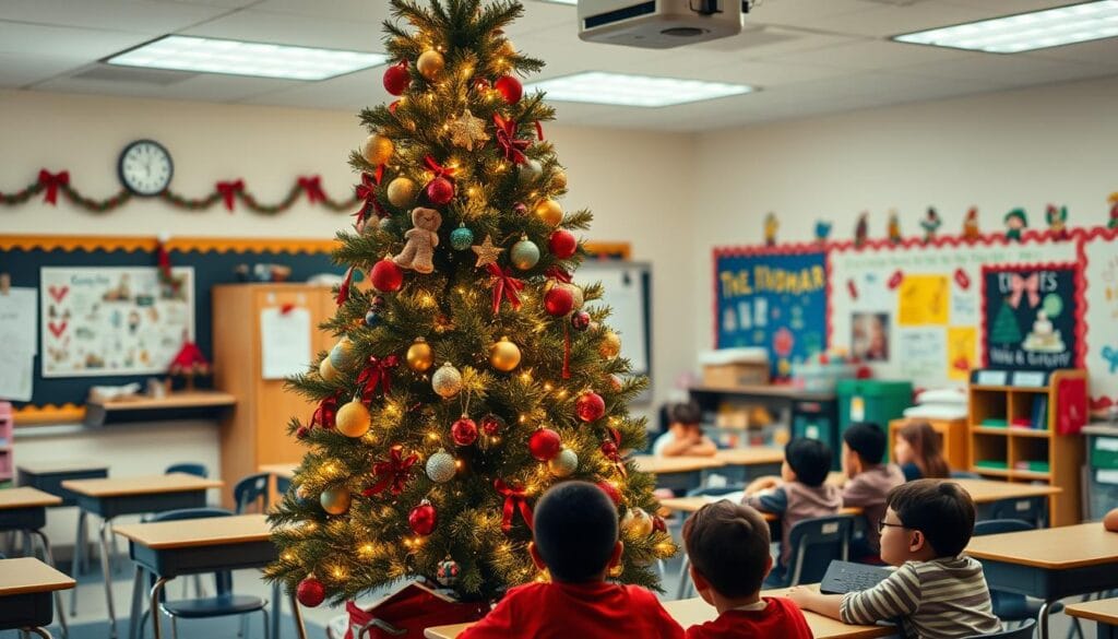 classroom Christmas tree