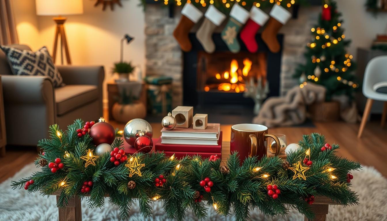 coffee table christmas decor ideas