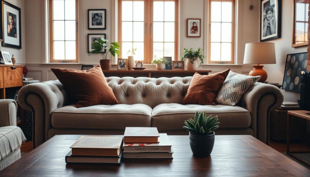 contemporary decor with personal touches