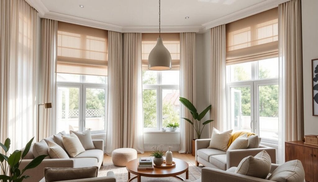 contemporary window treatments