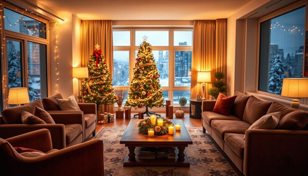 cozy apartment christmas ideas