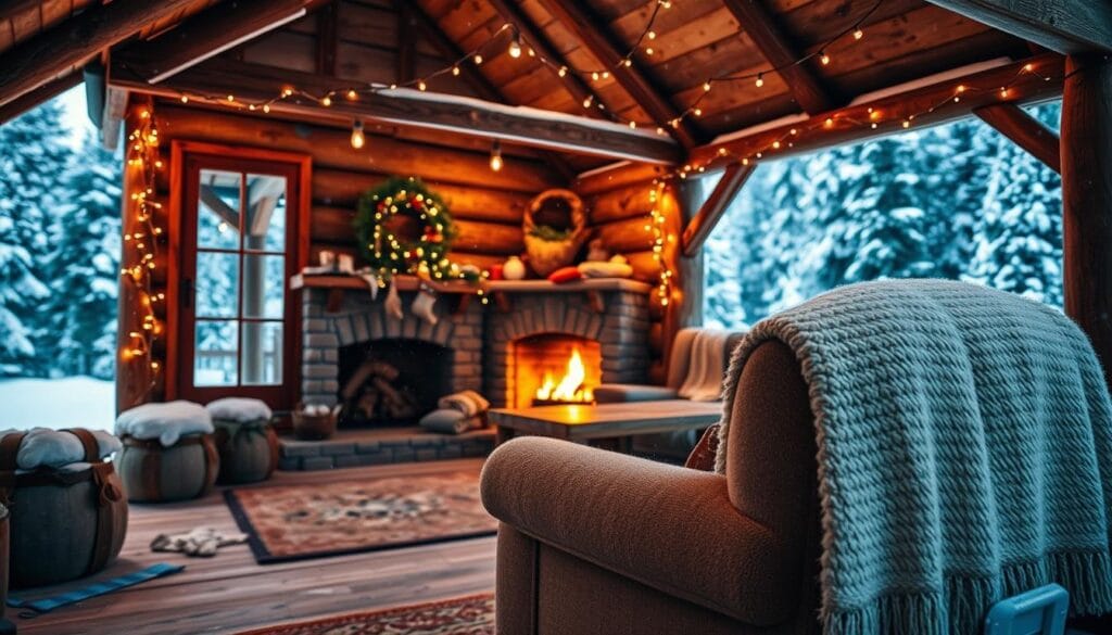 cozy cabin christmas decorations