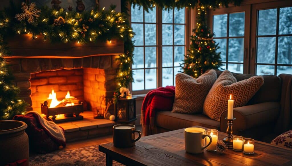 cozy holiday decor
