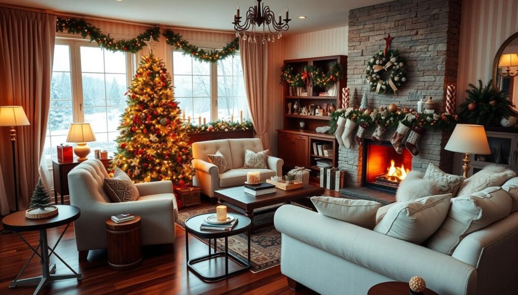 cozy holiday living room ideas