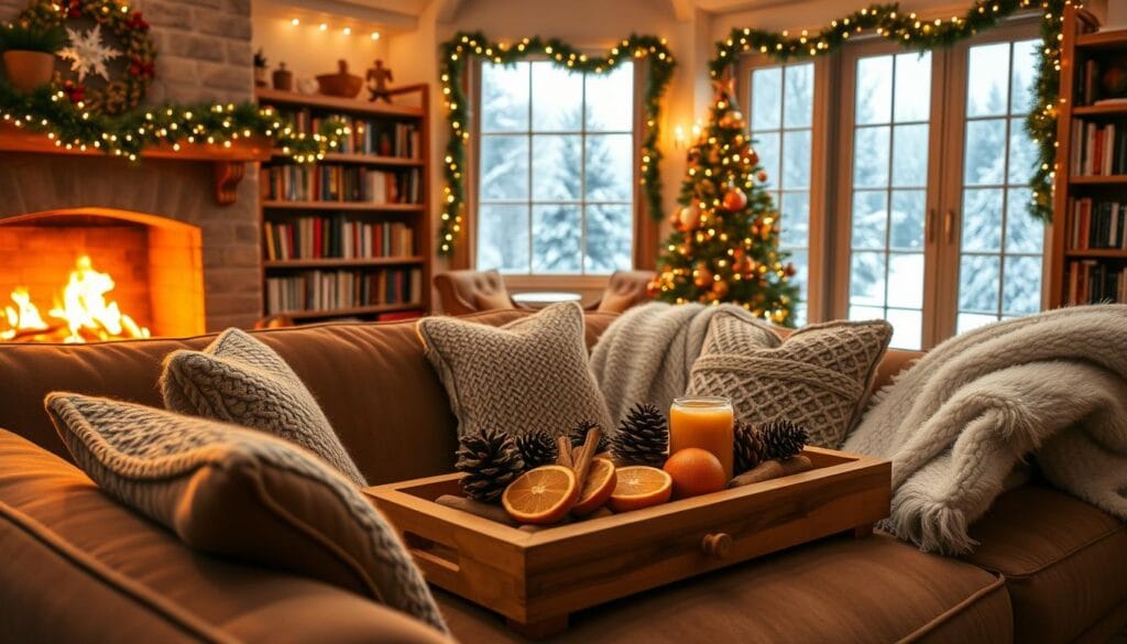 cozy holiday living room ideas