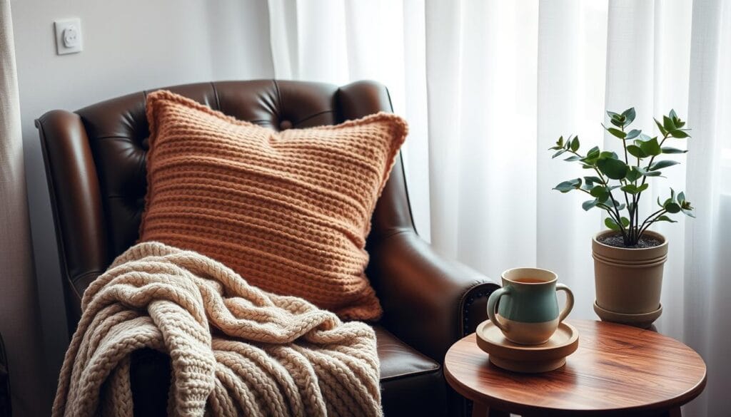 cozy office textiles