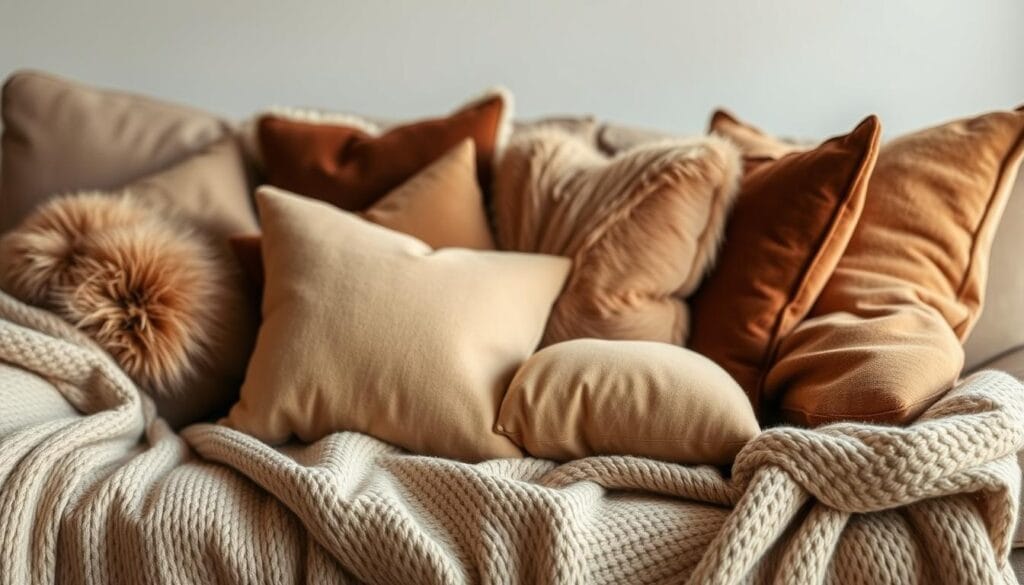 cozy throw pillows