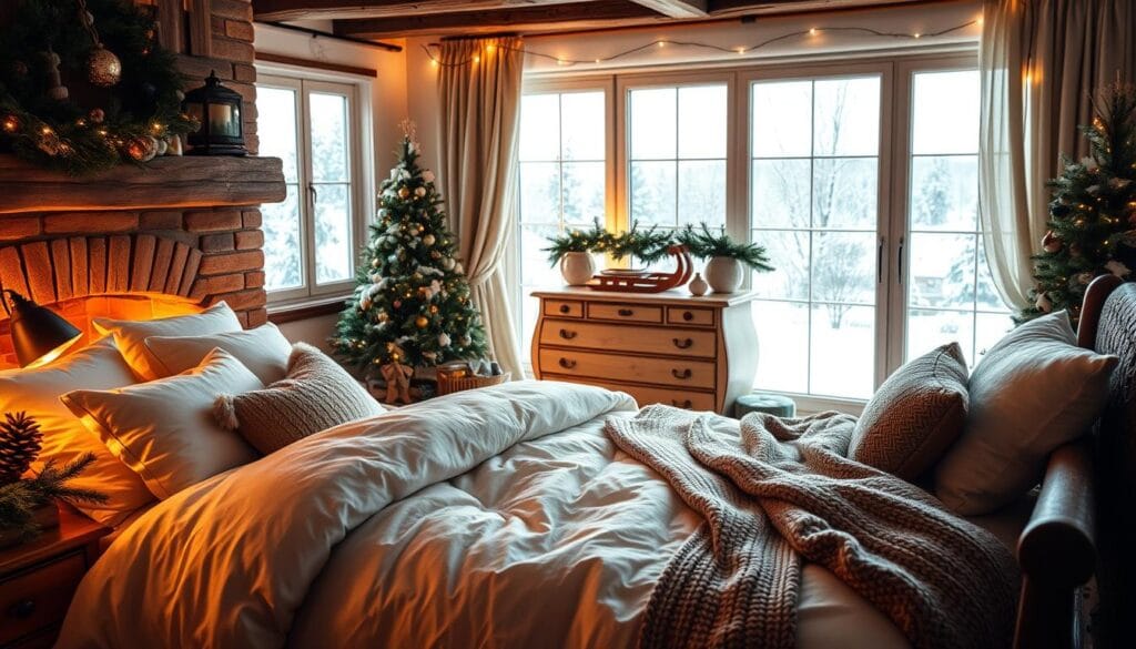 cozy winter bedroom decor