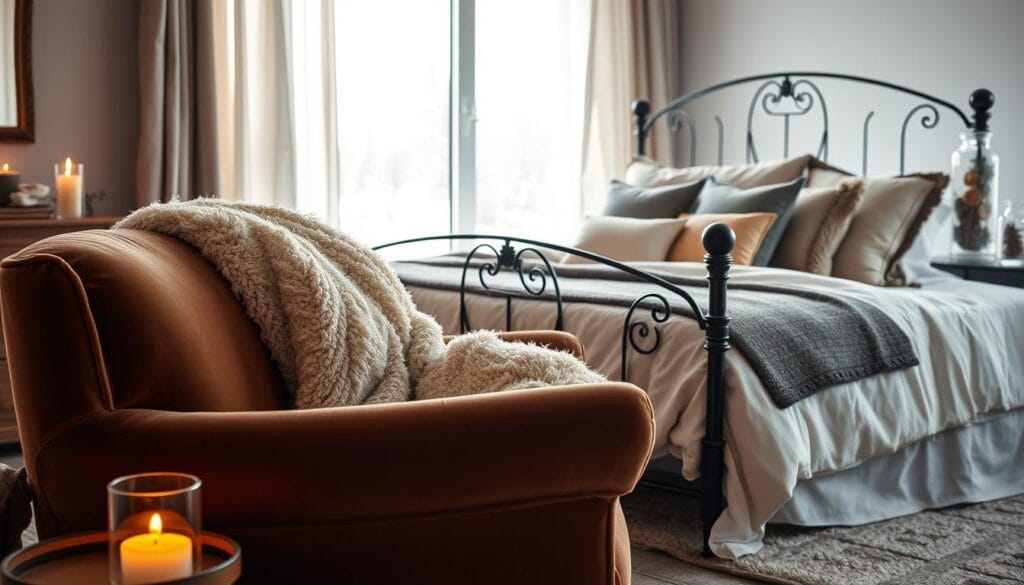 cozy winter decor for bedroom