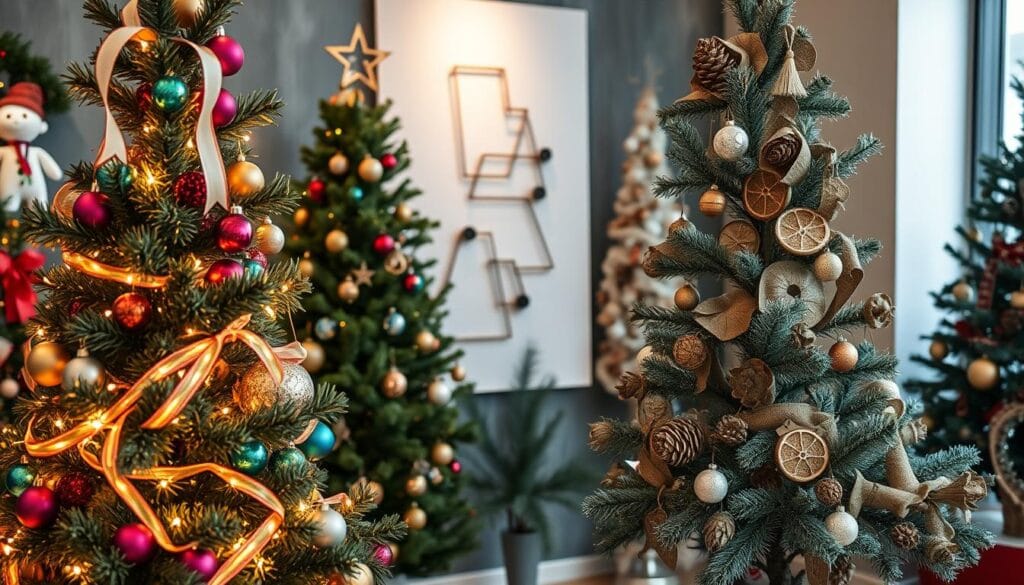creative christmas tree themes