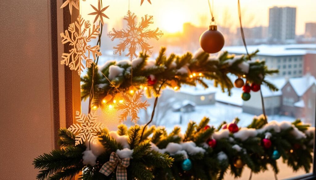 creative holiday office window ideas