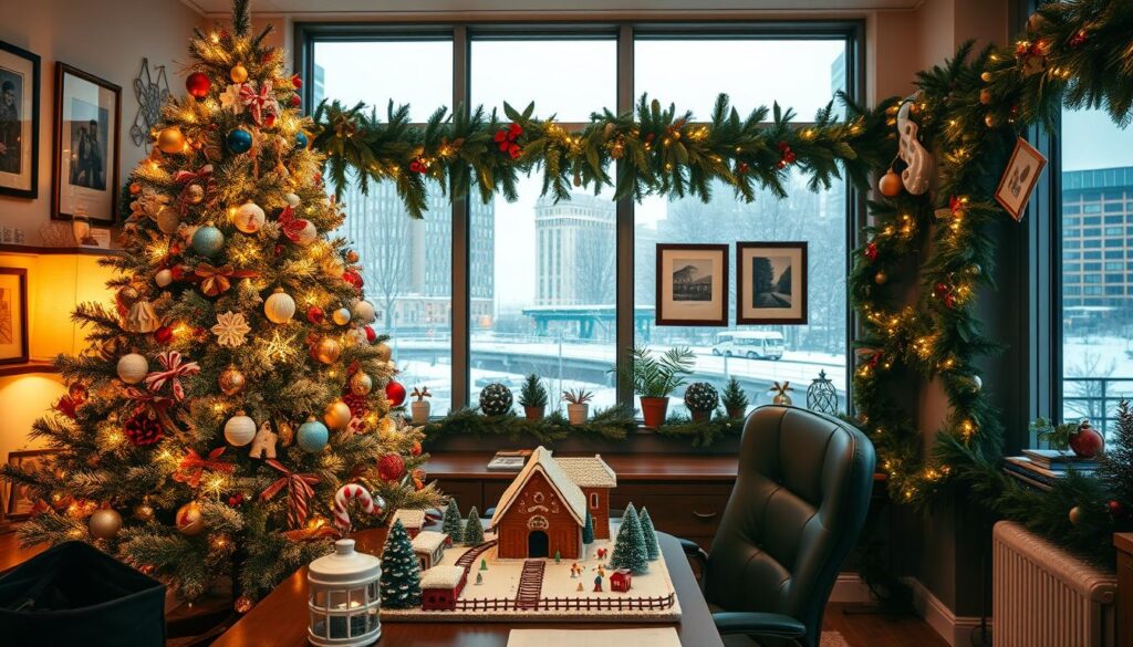 creative office holiday decorations