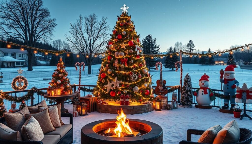 creative outdoor christmas decor