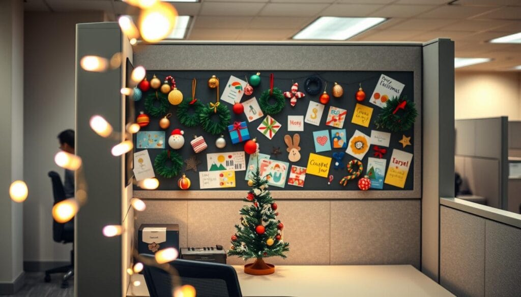 cubicle christmas decorating tips