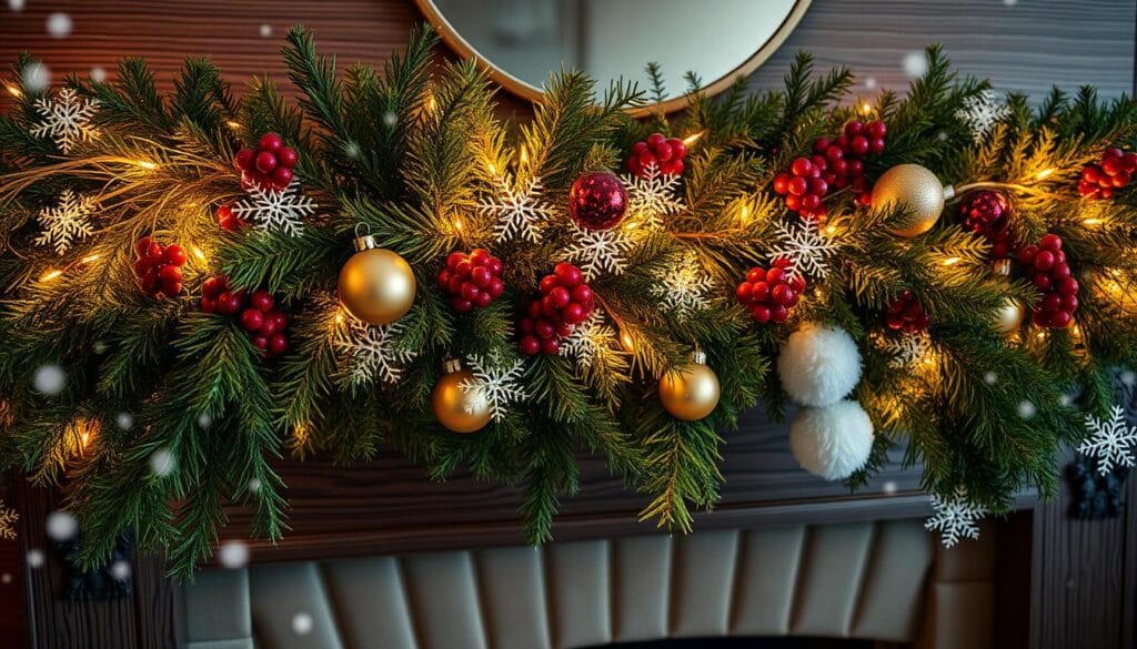 decorative Christmas garlands