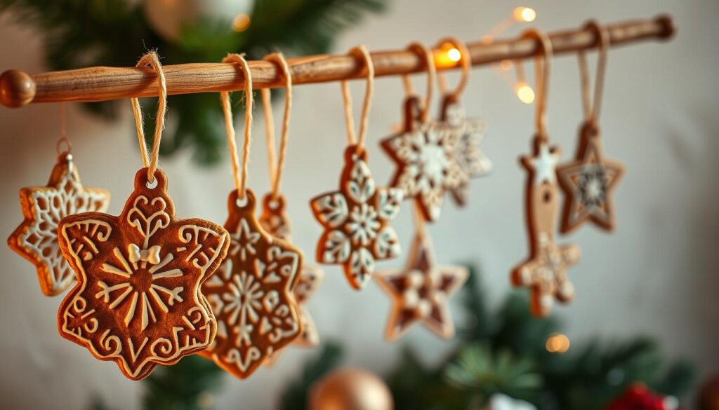 diy gingerbread ornaments