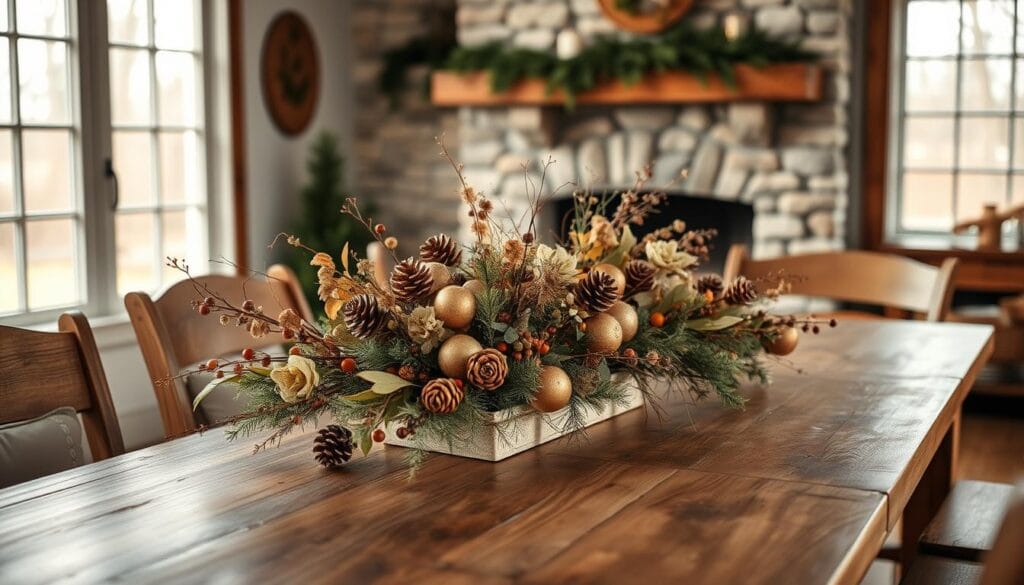 earthy color palettes for farmhouse holiday decorating