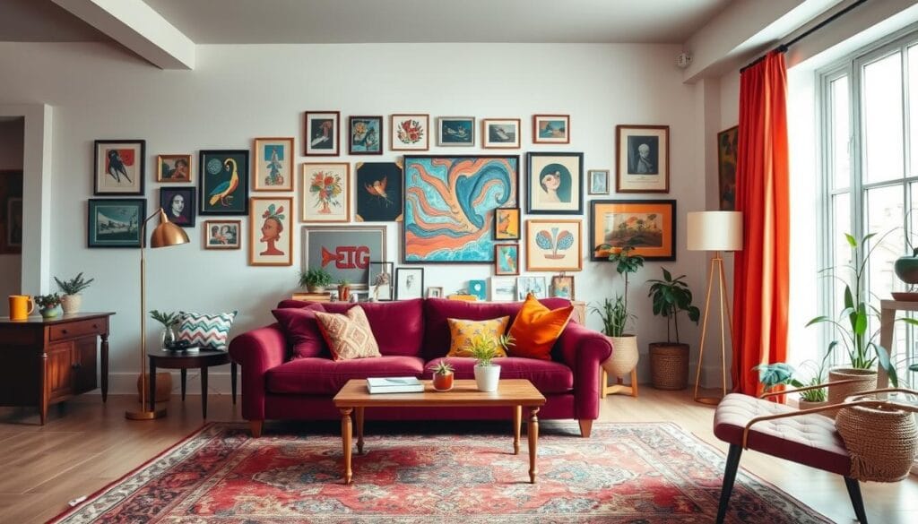 eclectic interior styling