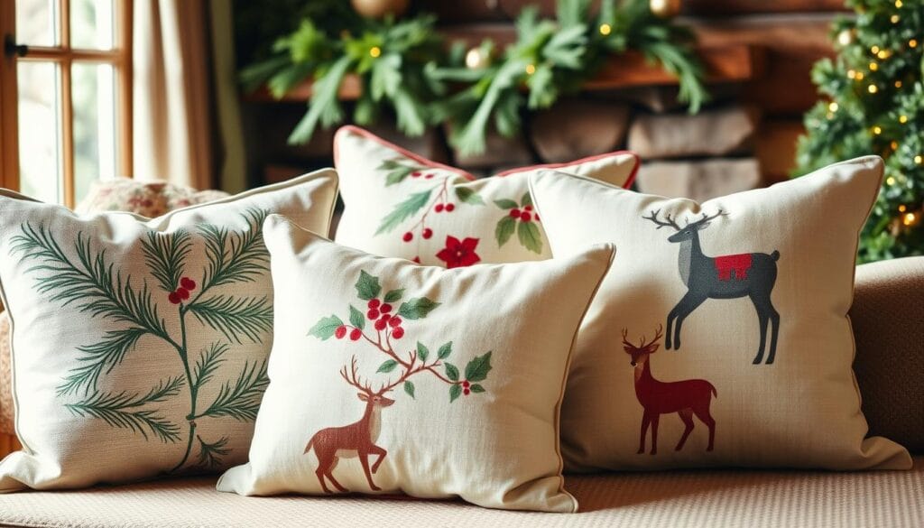 eco-friendly Christmas pillows
