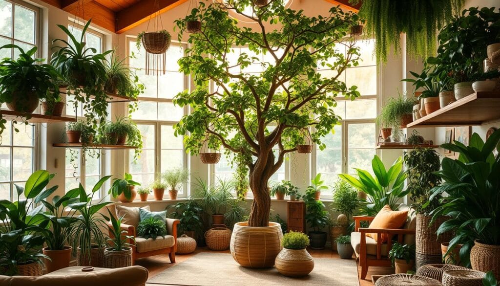 eco-friendly home decor ideas with plants