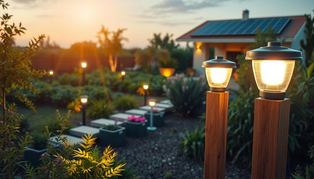 eco-friendly solar-powered lighting