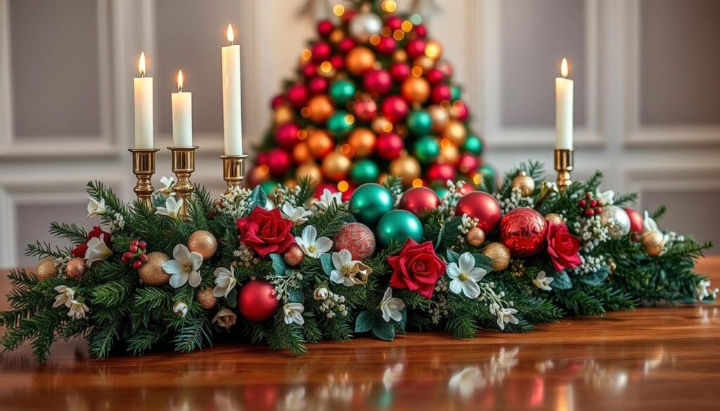 elegant Christmas centerpiece