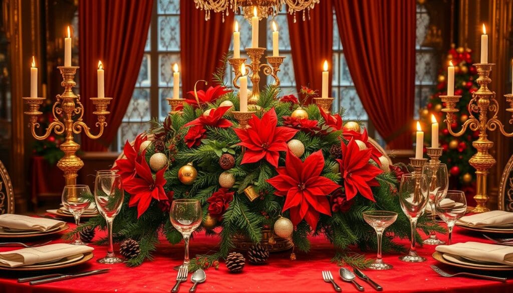 elegant Christmas table decorations