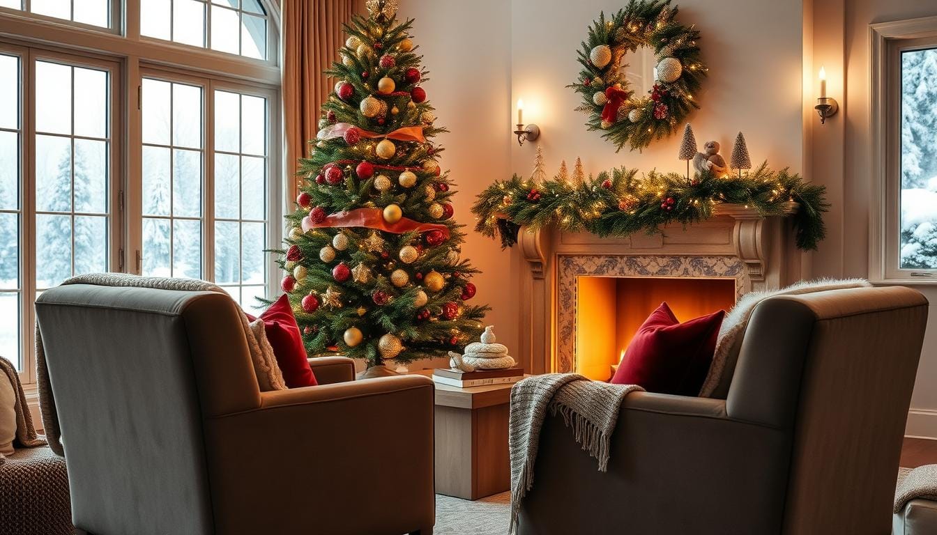 elegant christmas decor ideas for living room