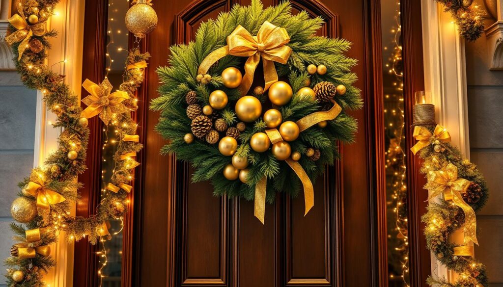 elegant gold holiday decor
